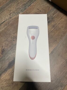 Rechargeable Electric Cuticle Remover - White & Pink